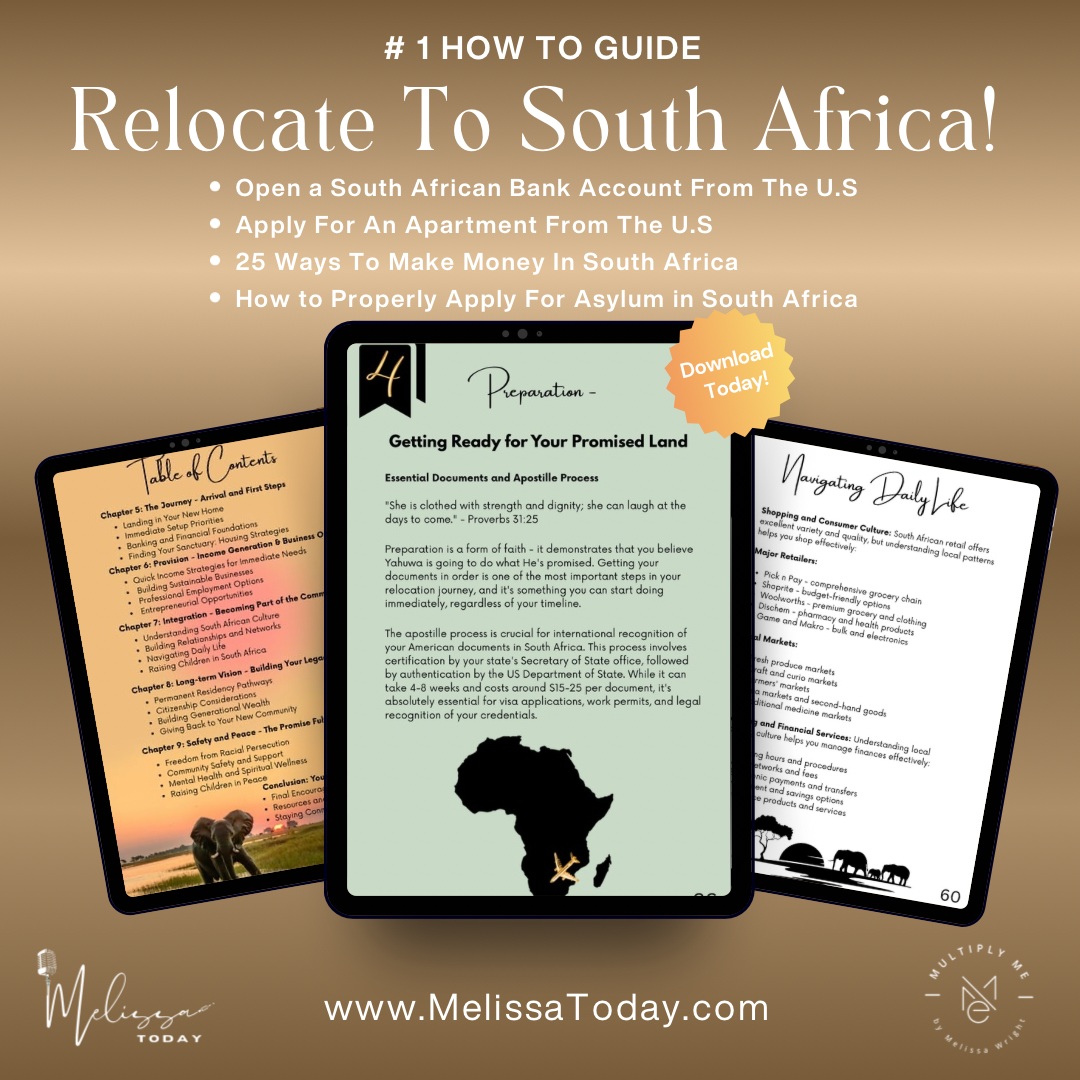 How To Relocate To South Africa E-Book